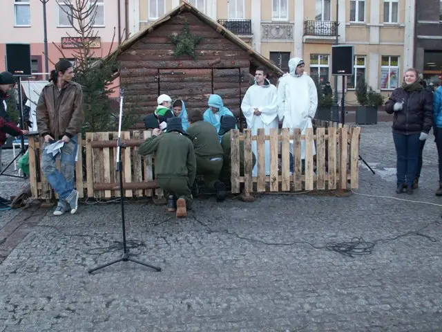Jasełka na Placu Jana Pawła II