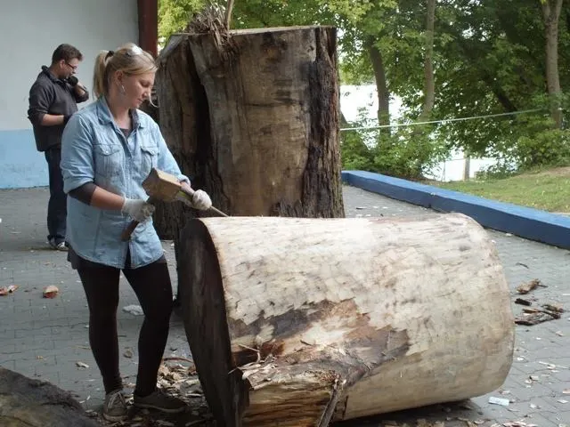 II Miejski Plener Rzeźby UMK w Wąbrzeźnie