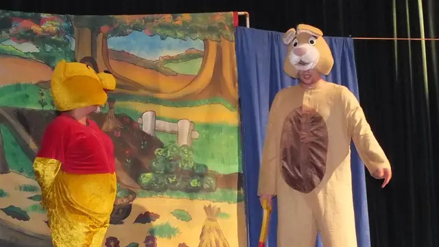 Spektakl teatralny dla dzieci ,,Jesień u Kubusia Puszatka” — zdjęcie 5
