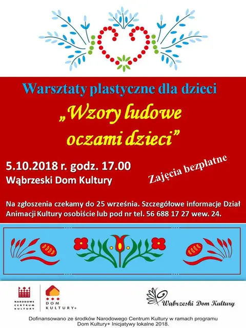 Warsztaty plastyczne „Wzory ludowe oczami dzieci” — zdjęcie 1