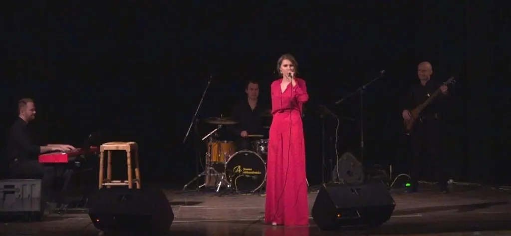 Joanna Aleksandrowicz na scenie WDK