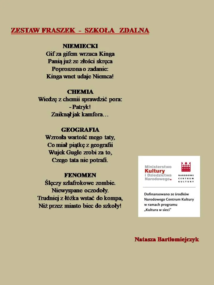 Konkurs „Moje emocje w nowej rzeczywistości” – rozstrzygnięty