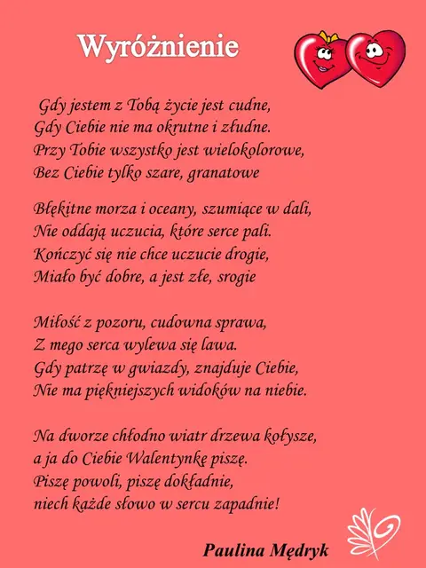 Wiersz walentynkowy wybrany — zdjęcie 6