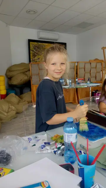 Dzieci na plenerze malarskim — zdjęcie 2