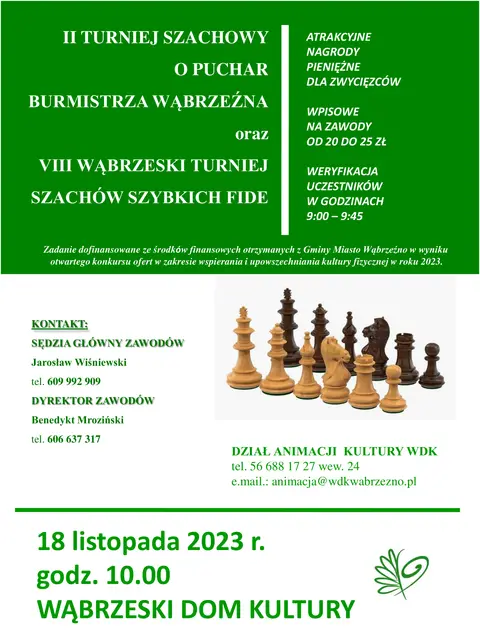Turniej szachowy w Wąbrzeźnie — zdjęcie 1
