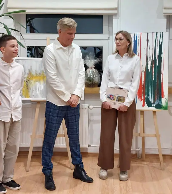 Wystawa malarstwa Marka Majewskiego w WDK — zdjęcie 4
