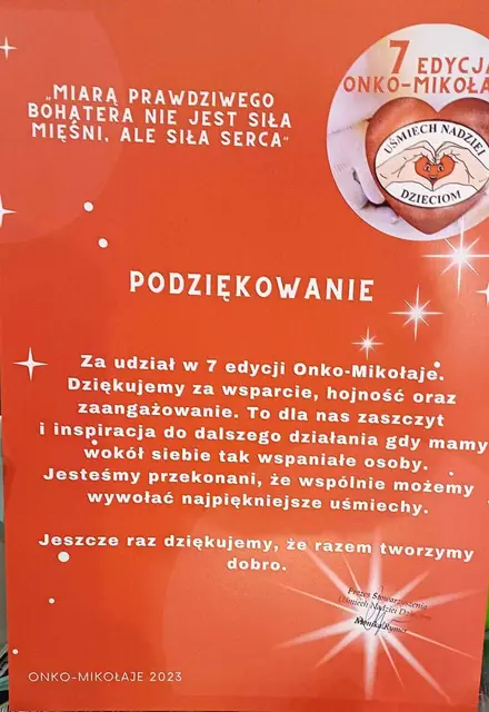 Akcja ONKO – MIKOŁAJ zakończona sukcesem — zdjęcie 10