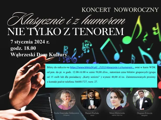Koncert noworoczny „Klasycznie i z humorem … nie tylko z tenorem” — zdjęcie 1