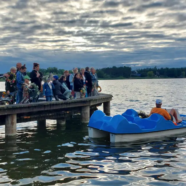 Noc Świętojańska nad wąbrzeskim jeziorem — zdjęcie 29