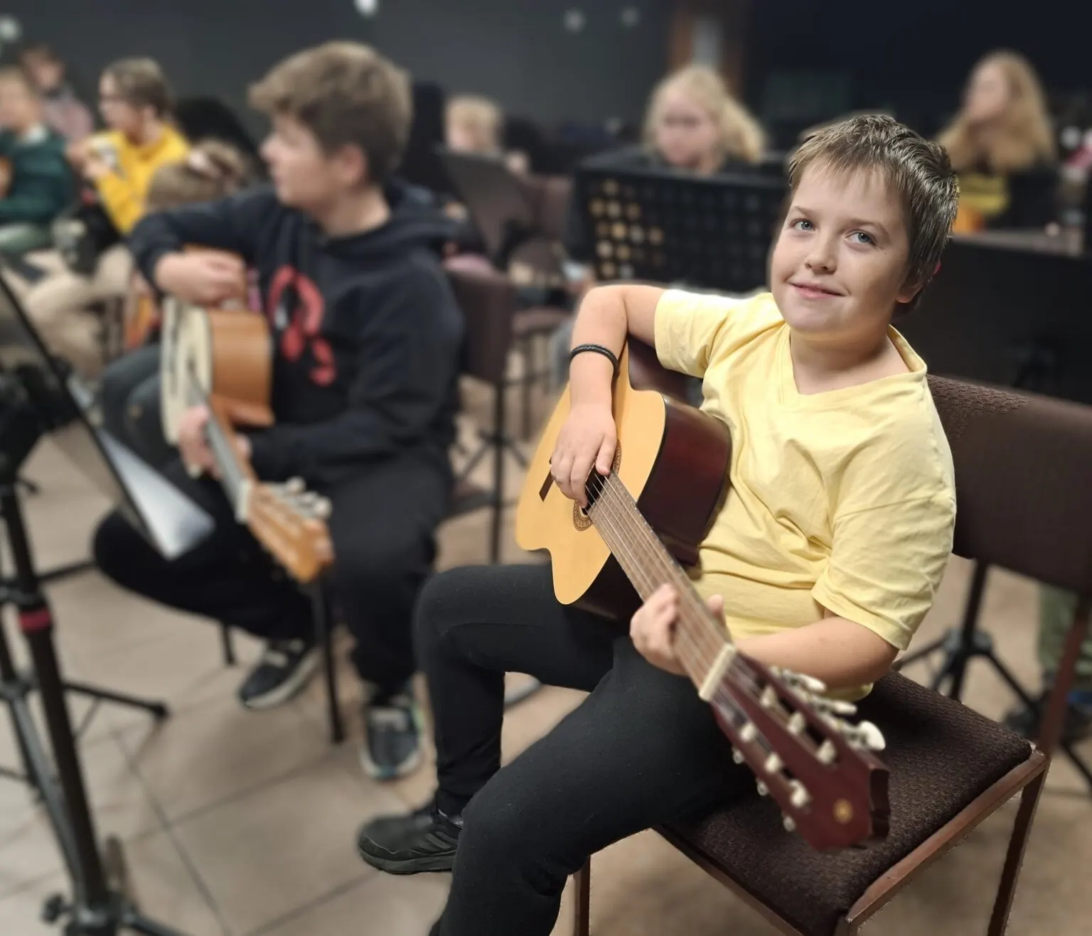 Ukulele — zdjęcie z zajęć