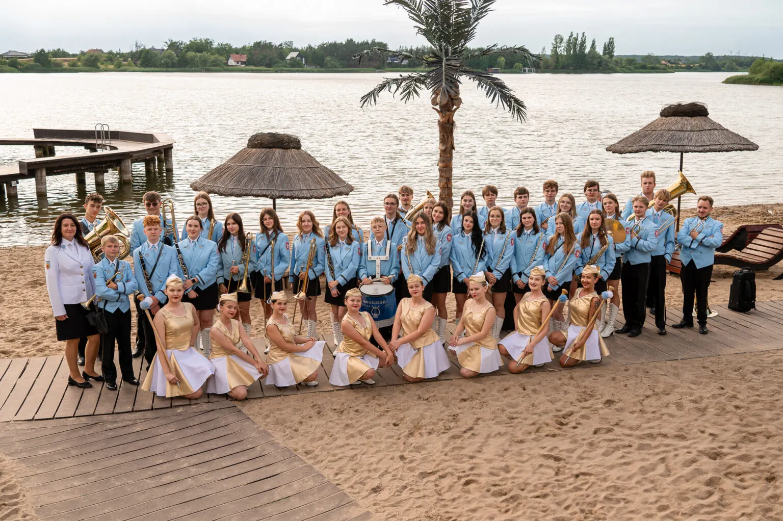 Orkiestry Dęte nad wąbrzeskim jeziorem