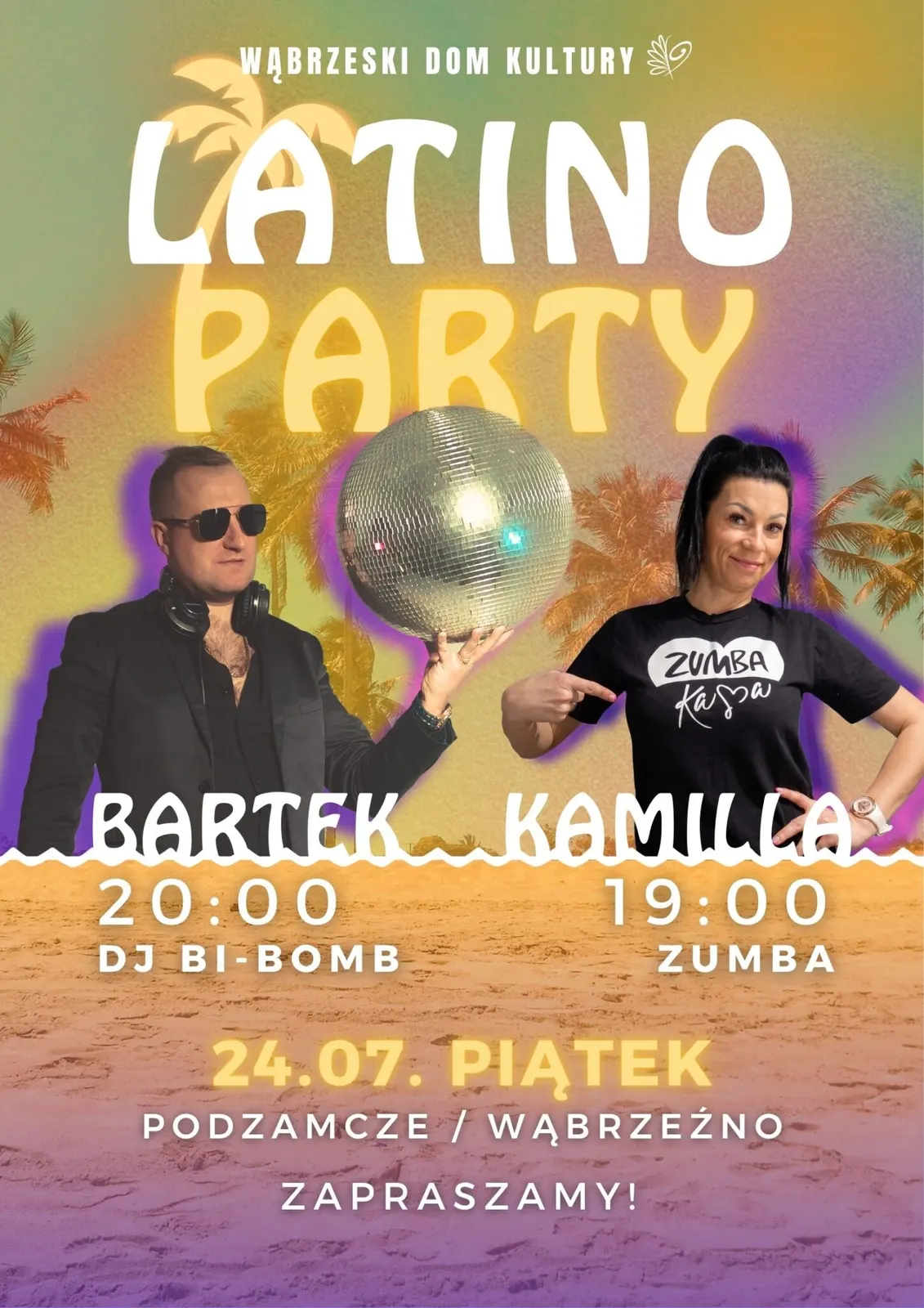Latino Party na Podzamczu – gorące rytmy i letnia energia w Wąbrzeźnie
